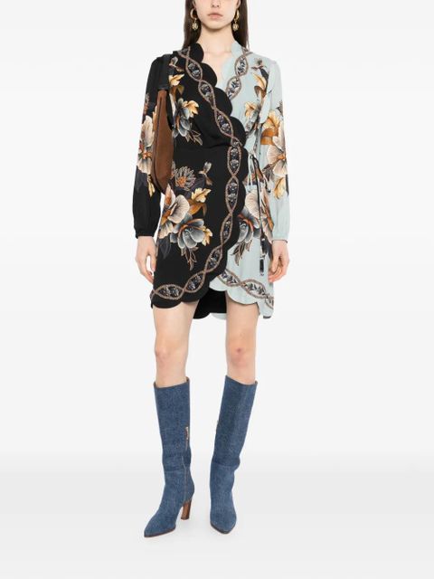 FARM Rio floral-print mini dress - Black - zdjęcie produktu nr 2