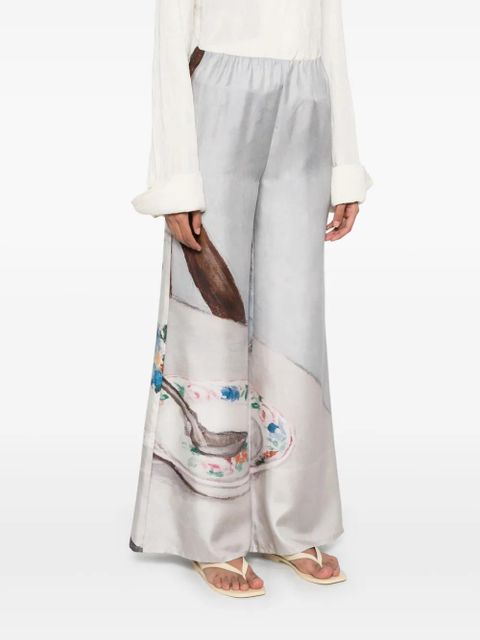 Nanushka Milon flared trousers - Grey