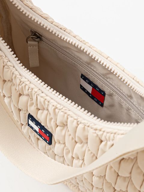 Tommy Jeans torebka kolor beżowy AW0AW17546