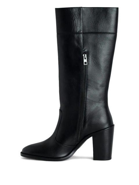 Zadig&Voltaire leather ankle boots - Black