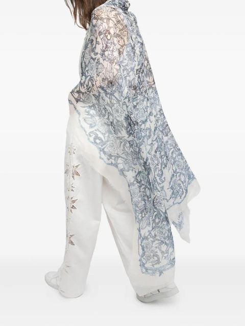 Zadig&Voltaire Kerry printed scarf - Neutrals