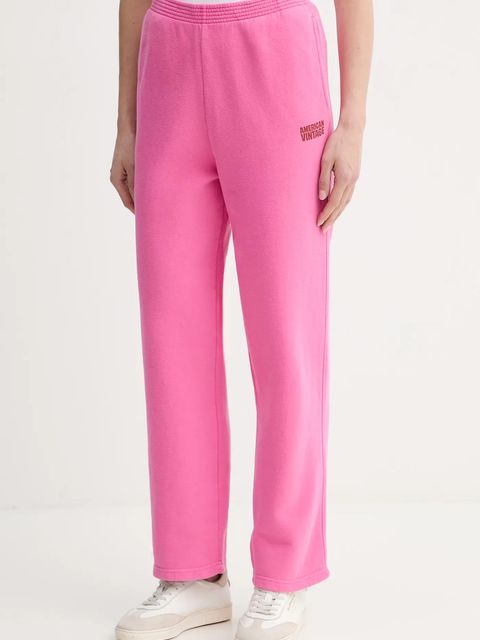 American Vintage spodnie dresowe bawełniane - zdjęcie produktu nr 1