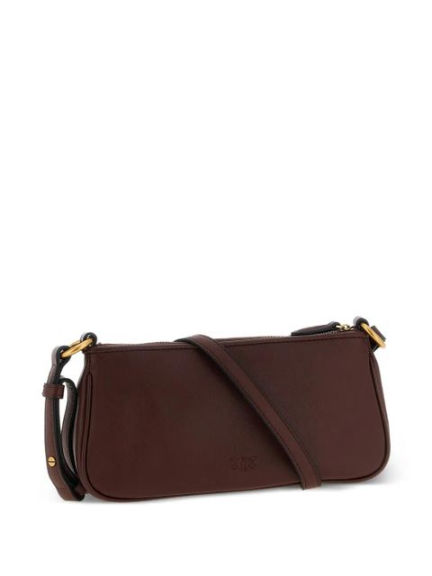 PINKO Love Birds half moon cross body bag - Brown