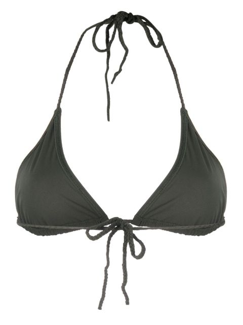 TOTEME triangle bikini top - Green