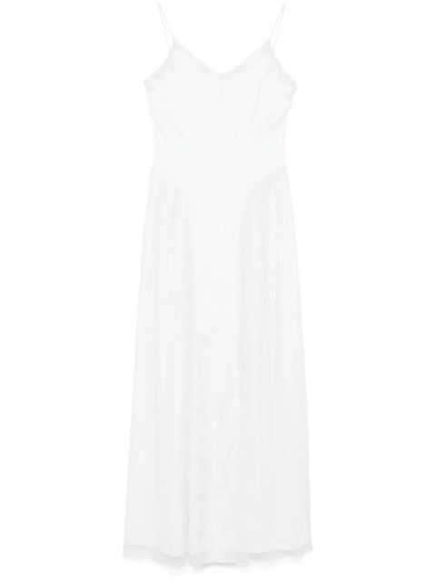 ROTATE BIRGER CHRISTENSEN satin lace maxi dress - Neutrals - zdjęcie produktu nr 1