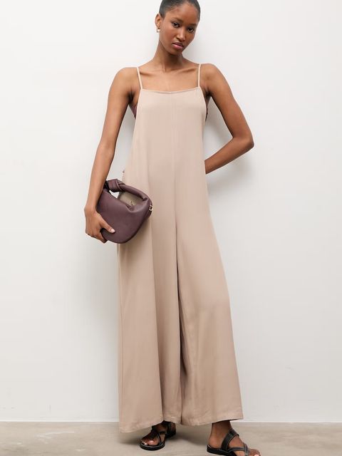 Answear.LAB kombinezon z domieszką lnu - zdjęcie produktu nr 1