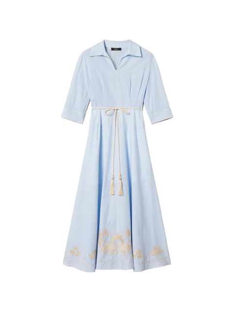 TWINSET striped dress - Blue - zdjęcie produktu nr 1