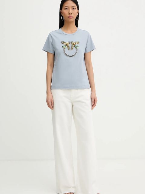 Pinko t-shirt bawełniany - zdjęcie produktu nr 2