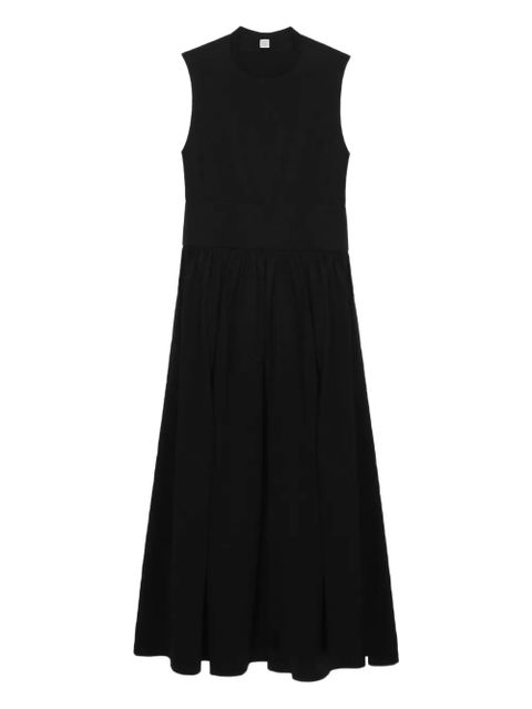 TOTEME sleeveless pleated maxi dress - Black - zdjęcie produktu nr 1