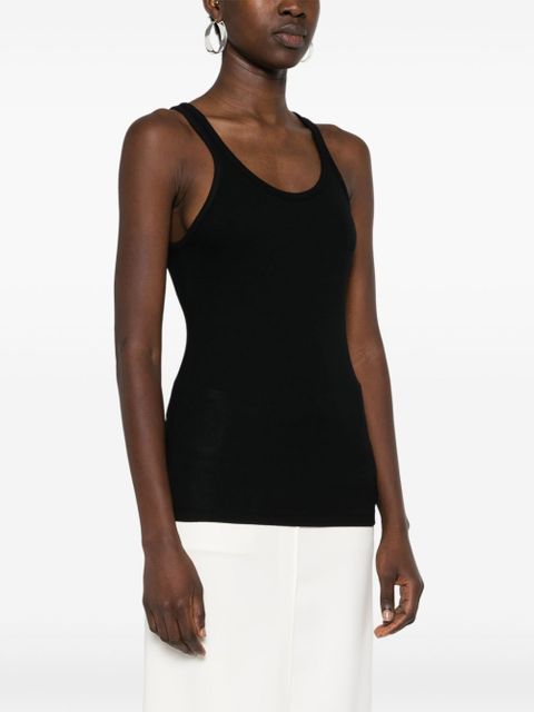 AGOLDE sleeveless ribbed-knit top - Black