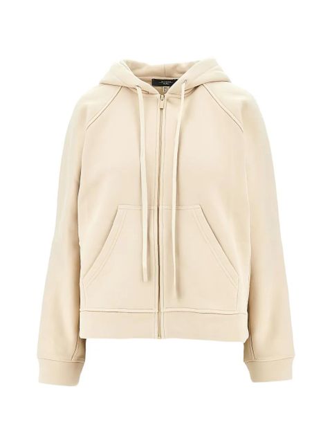 Weekend Max Mara zip-up cotton sweatshirt - Neutrals - zdjęcie produktu nr 1