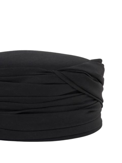 Chloé draped toque hat - Black - zdjęcie produktu nr 2