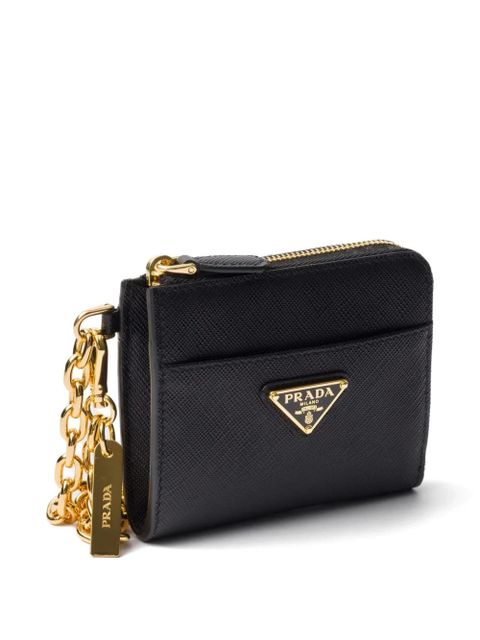 Prada small Saffiano wallet - Black