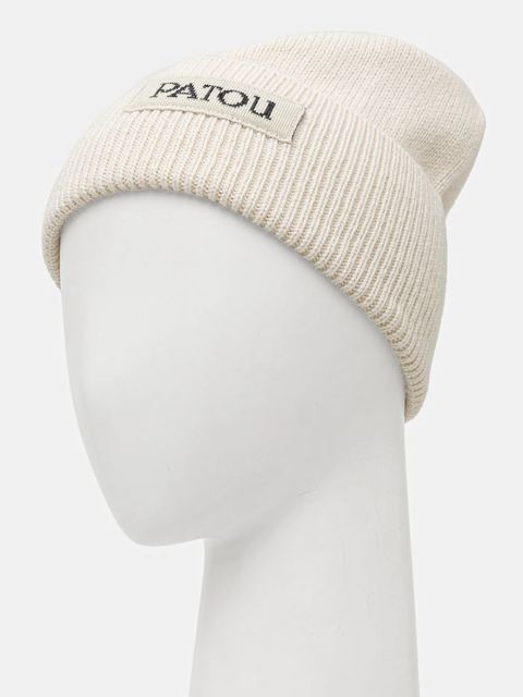 Patou czapka wełniana kolor beżowy AC1058064