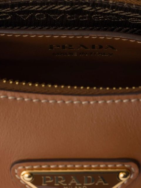 Prada mini Arqué shoulder bag - Brown