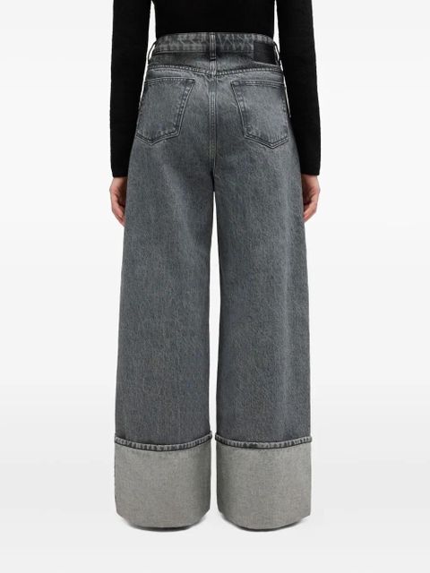 GANNI button-detail jeans - Grey