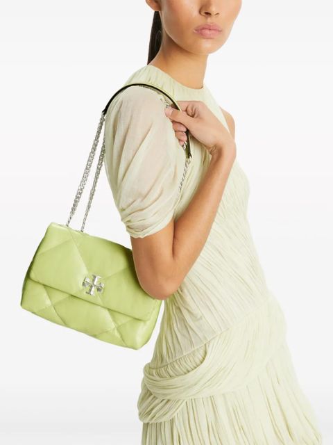Tory Burch small Kira diamond-quilted convertible shoulder bag - Green