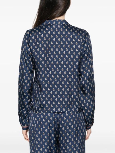 DÔEN Elene paisley shirt - Blue