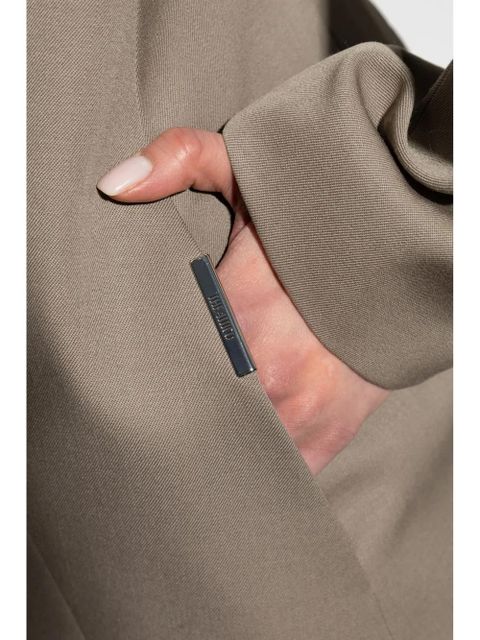 The Attico single-breasted blazer - Neutrals