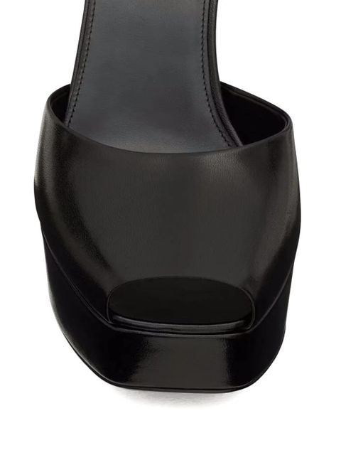 Saint Laurent 120mm La Scandale platform sandals - Black