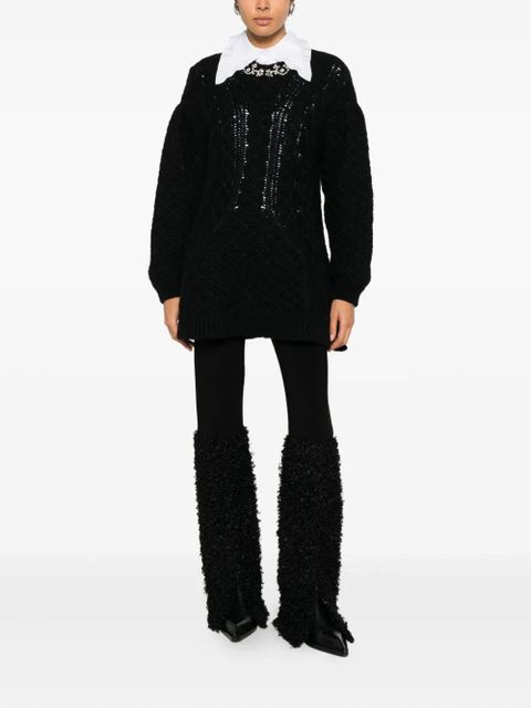 Simone Rocha embellished sweater - Black - zdjęcie produktu nr 2