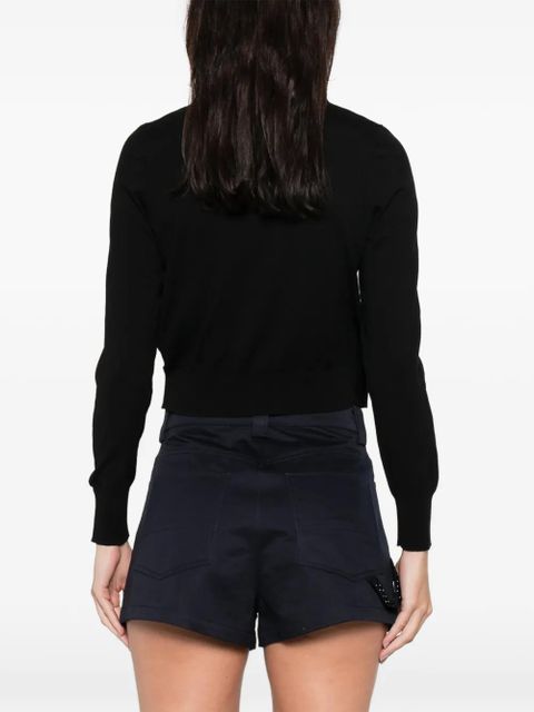 SANDRO round-neck cardigan - Black