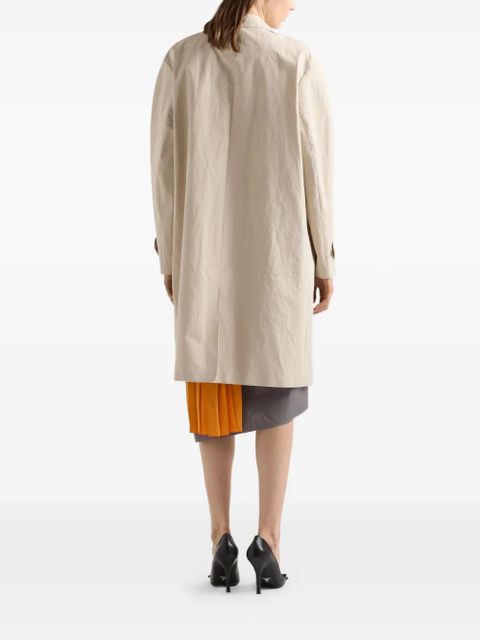 Prada single-breasted coat - Neutrals
