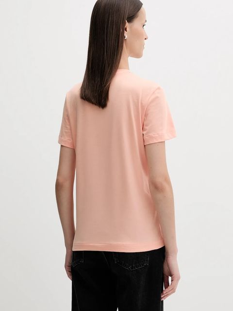 Calvin Klein Jeans t-shirt bawełniany damski kolor biały LV047C905G