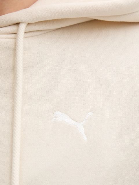 Puma bluza damska kolor beżowy z kapturem 688151