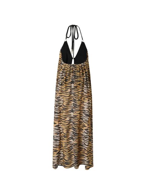 PINKO tiger-print dress - Neutrals - zdjęcie produktu nr 2