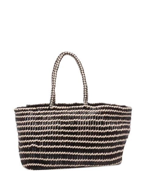 DRAGON DIFFUSION Terrafino intrecciato shoulder bag - Brown - zdjęcie produktu nr 2