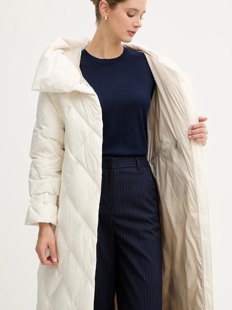 Hetrego kurtka puchowa JENNA kolor beżowy zimowa 8P695