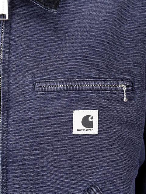 Carhartt WIP logo-patch bomber jacket - Blue