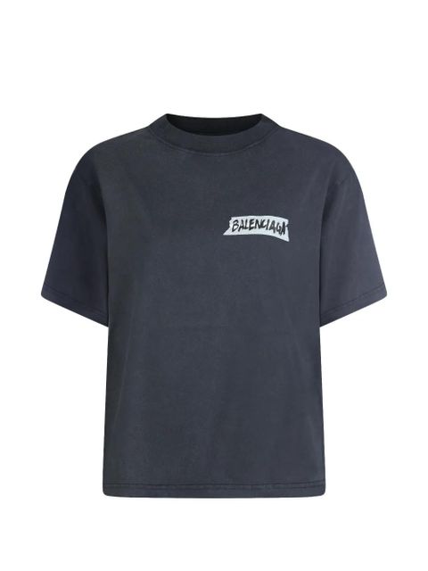Balenciaga logo-print T-shirt - Black - zdjęcie produktu nr 1