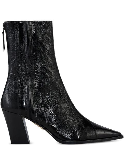 Aquazzura 70mm Francoise pointed-toe ankle boots - Black - zdjęcie produktu nr 1
