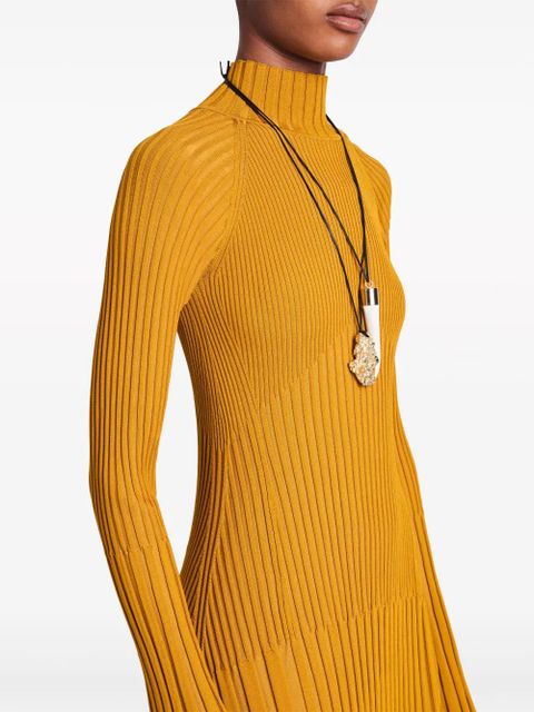 Proenza Schouler roll-neck ribbed midi dress - Orange - zdjęcie produktu nr 2