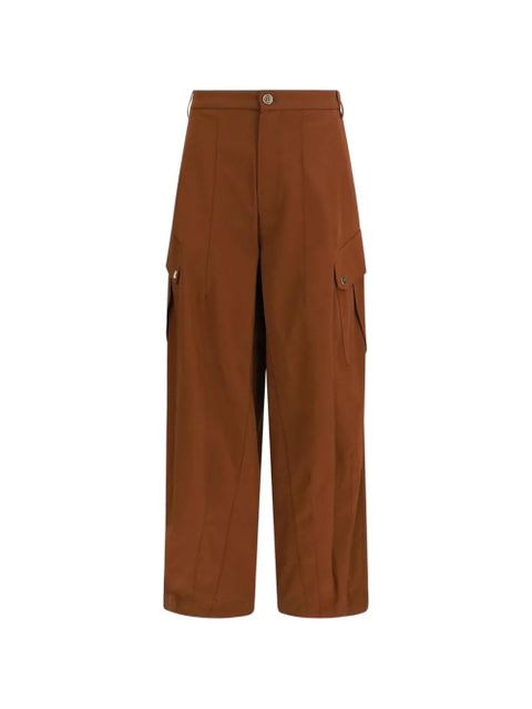 PINKO cargo-pocket palazzo pants - Brown - zdjęcie produktu nr 1