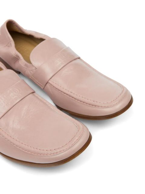 MM6 Maison Margiela penny strap leather ballet flats - Pink
