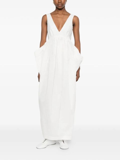 Róhe sculptural textured maxi dress - Neutrals - zdjęcie produktu nr 2