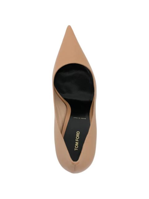 TOM FORD 105mm point-toe sculpted heel pumps - Neutrals