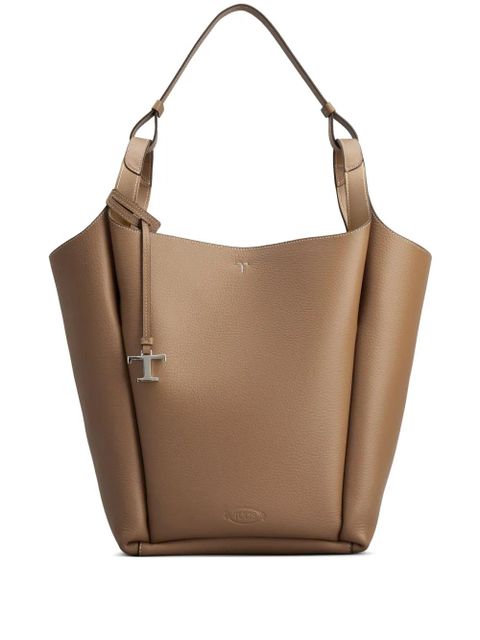 Tod's small leather bucket bag - Brown - zdjęcie produktu nr 1