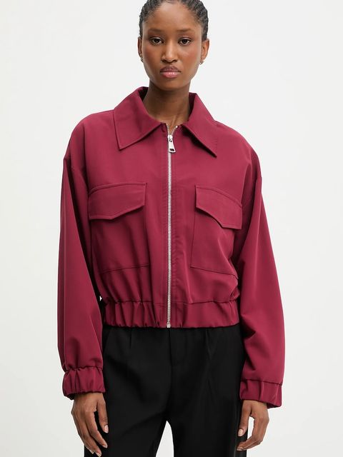 Answear.LAB kurtka kolor bordowy przejściowa - zdjęcie produktu nr 1