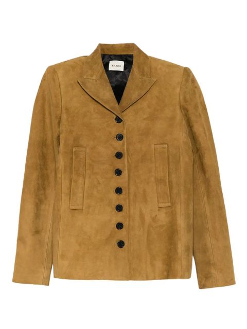 KHAITE suede jacket - Brown - zdjęcie produktu nr 1