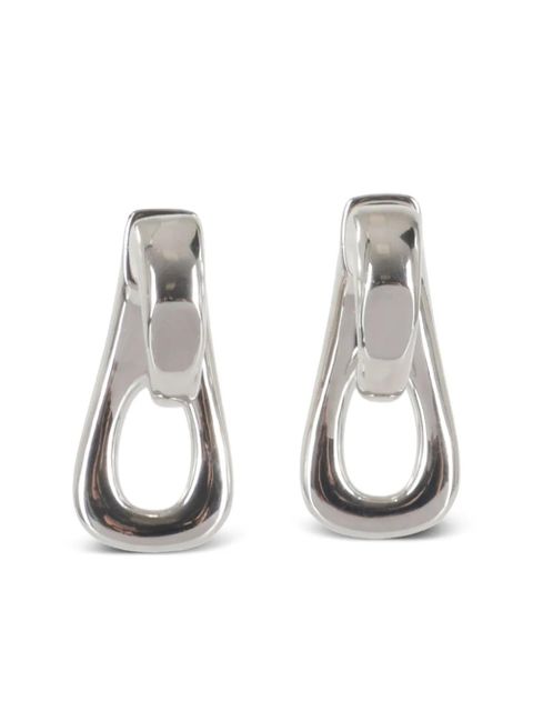 Rabanne zip-pull earrings - Silver
