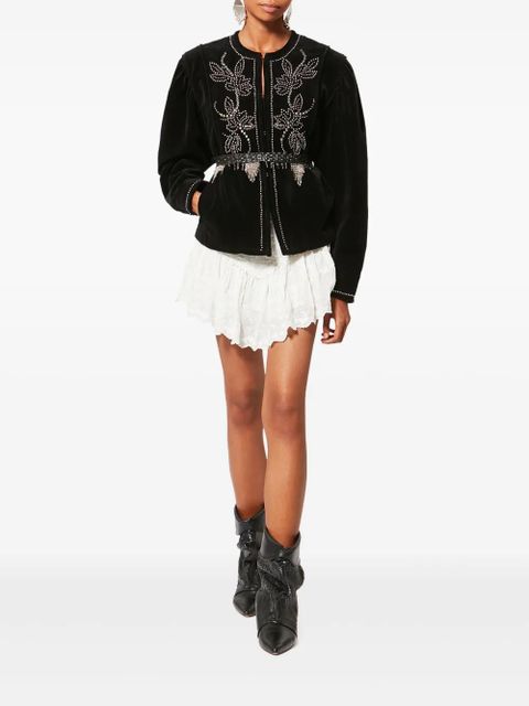 ISABEL MARANT Pietra embellished jacket - Black