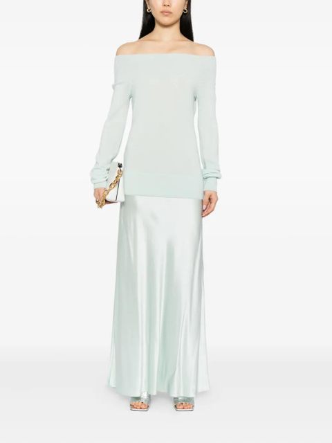 Christopher Esber off-shoulder dress - Green