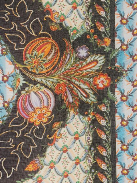 ETRO abstract-print scarf - Blue - zdjęcie produktu nr 2