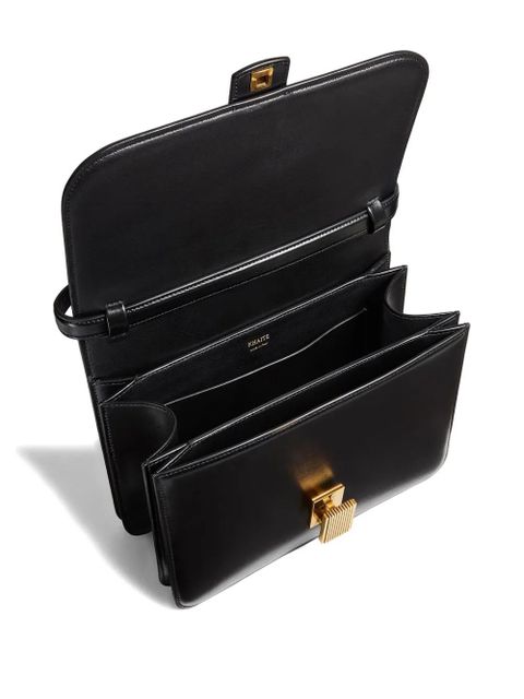 KHAITE Blake Empire-detail crossbody bag - Black