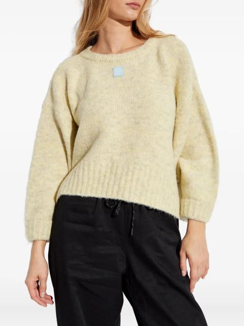 American Vintage East logo-patch sweater - Yellow