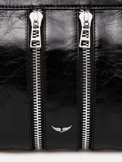 ZADIG&VOLTAIRE torebka skórzana kolor czarny LWBA03952